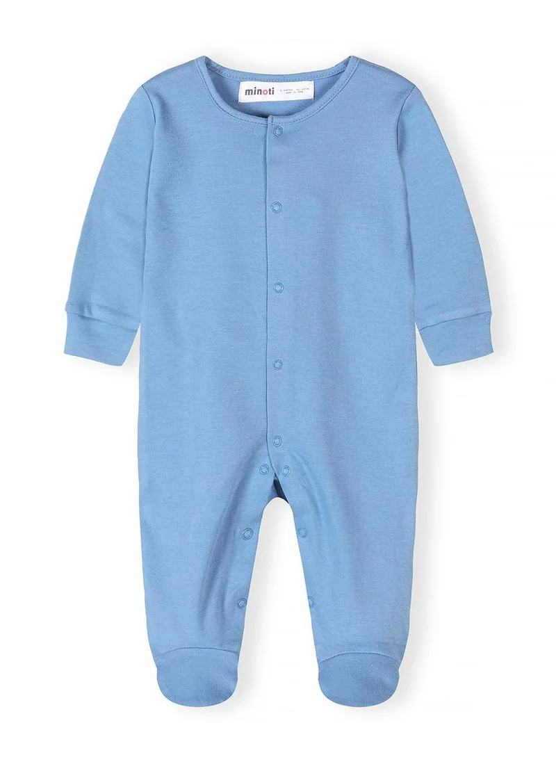 مينوتي Boys sleepsuit 5-pack blue orange beige soft jersey fabric 0-24 months